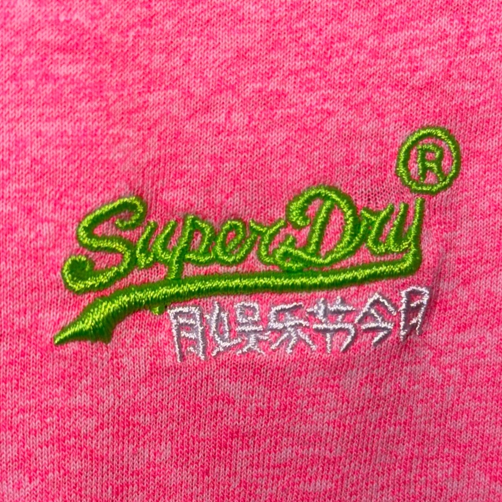 Vintage Superdry Pink T-Shirt - Picture 10 of 10